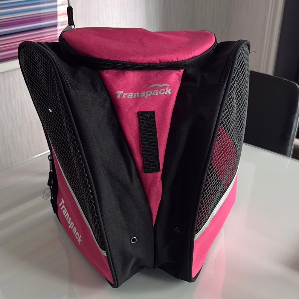 Transpack Pink and Black Pet Carrier